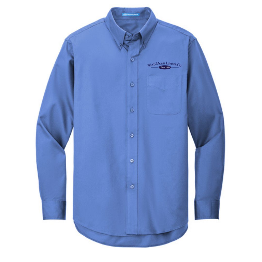 ADULT - Port Authority® Long Sleeve Easy Care Shirt - Ultramarine Blue