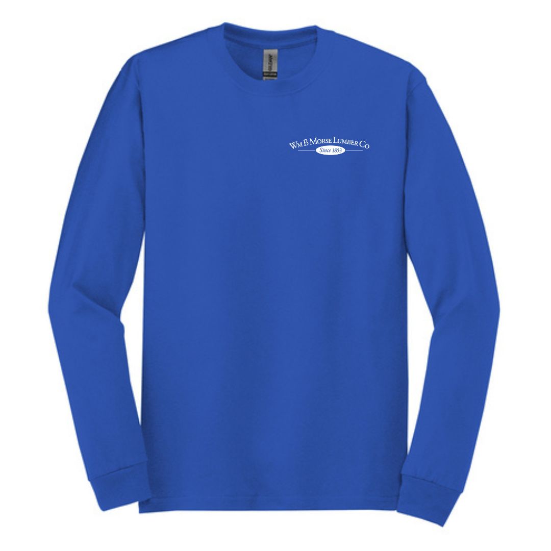 ADULT - Gildan® - Heavy Cotton™ 100% Cotton Long Sleeve T-Shirt - Royal